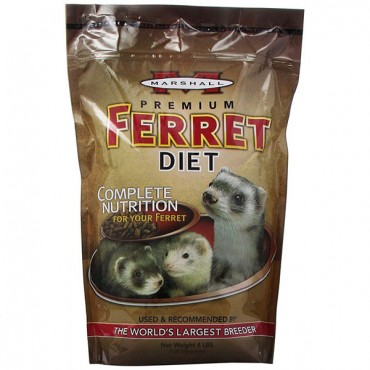 Marshall Premium Ferret Diet Bag - 4 lbs