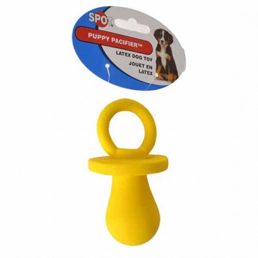 Spot Spotbites Latex Puppy Pacifier - 4 in. Long - 3 Pieces