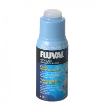 Fluval Quick Clear - 4 oz - 120 ml - Treats 480 Gallons - 4 Pieces