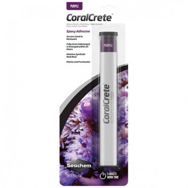 Sea chem Coral-Crete Purple Epoxy Adhesive - 4 oz