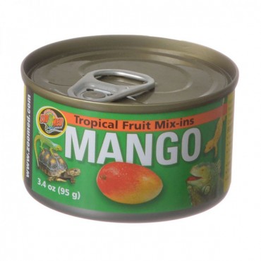 Zoo Med Tropical Fruit Mix-ins Mango Reptile Treat - 4 oz - 4 Pieces
