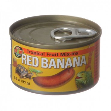 Zoo Med Tropical Friut Mix-ins Red Banana Reptile Treat - 4 oz - 4 Pieces