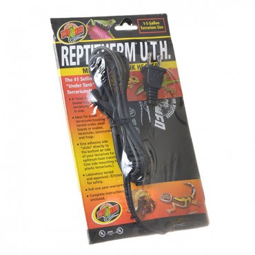 Zoo Med Repti Therm Under Tank Reptile Heater - 4 Watts - 5 in. Long x 4 in. Wide - up to 5 Gallons
