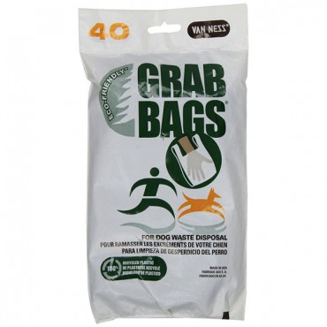 Van Ness Grab Bags Waste Pick up Bags - 40 Bags - 4 Pieces