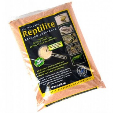 Blue Iguana Reptilite Calcium Substrate for Reptiles - Desert Rose - 40 lbs - 4 x 10 lb Bags