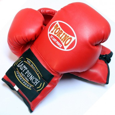 16 oz Red Torino Boxing Gloves Heavy Duty