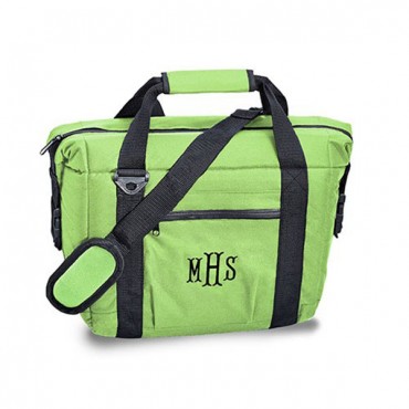 Personalized 12 Pack Green Beer Cooler Bag