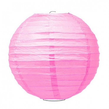 Large Paper Lantern - Pink - 4 Pieces