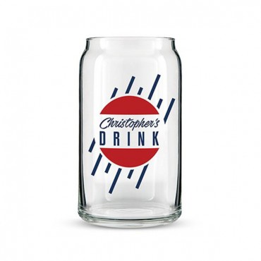 Can Shaped Glass Personalized - Retro Pop Printing
