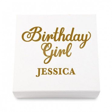 Premium Gift Box - Birthday Girl In Metallic Gold