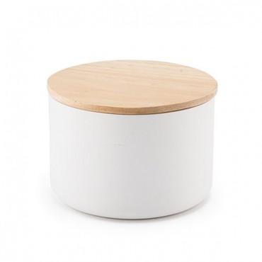 Round Wooden Keepsake Box With Lid