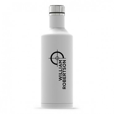 Insulated Water Bottle - Sleek White - Hunting/Gamer