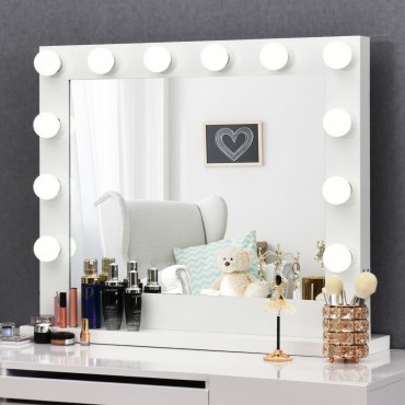 Hollywood Lighted Makeup Vanity Dressing Mirror
