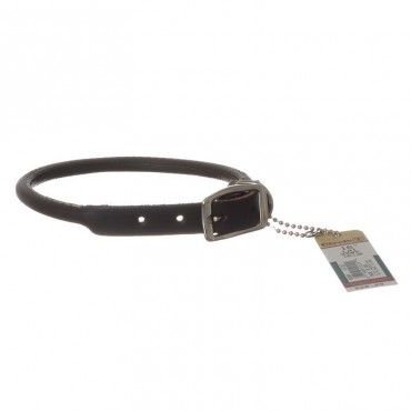 Circle T Latigo Leather Round Collar - 16 Long x 5 8 Wide