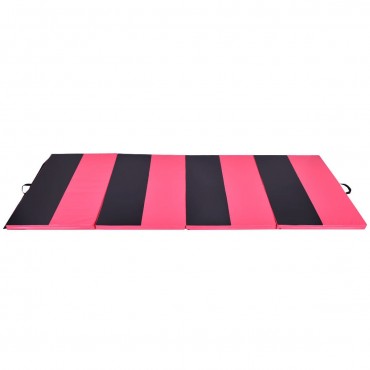 4 Ft. x 10 Ft. x 2 In. Folding Panel Thick Fitness Exercise Gymnastics Mat