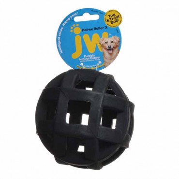 JW Pet Hol-ee Mol-ee Extreme Rubber Chew Toy - 5 in. Diameter - 2 Pieces