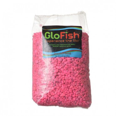 GloFish Aquarium Gravel - Pink - 5 lbs - 2 Pieces