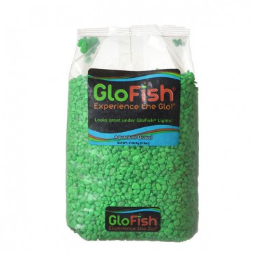 GloFish Aquarium Gravel - Green - 5 lbs - 2 Pieces