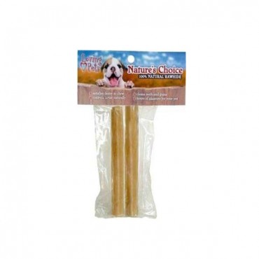 Loving Pets Pressed Sticks Rawhide Chew - 5 in. Long - 2 Pack - 10 Pieces