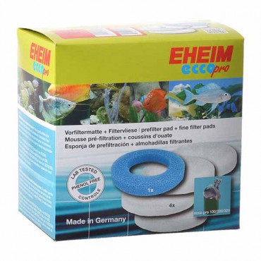Eheim Eco Pro Fine and Coarse Filter Pad Set - 5 Pack - 4 Fine, 1 Coarse