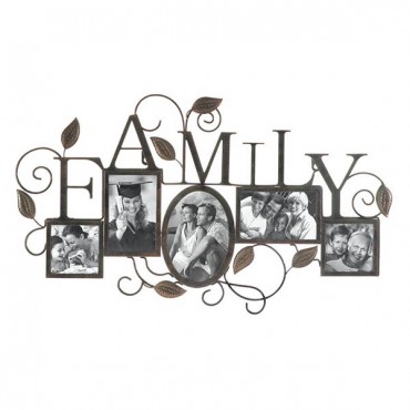 5 Photo Family Wall Frame