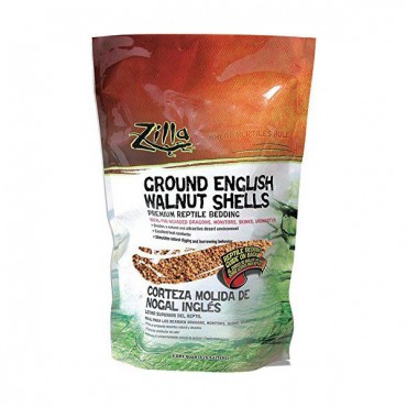 Zilla Desert Blend Ground English Walnut Shells Reptile Bedding - 5 Quarts - 2 Pieces