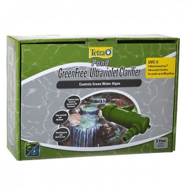 Tetra Pond Green Free UV Clarifier - New - 5 Watts - 330 GPH - Up to 660 Gallons