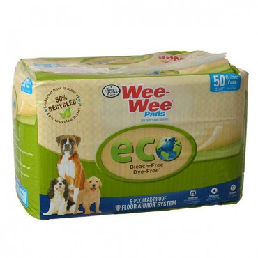 Four Paws Wee - Wee Pads - Eco - 50 Pack - 22 in. L x 23 in. W