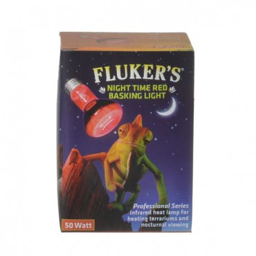 Flukers Professional Series Nighttime Red Basking Light - 50 Watt