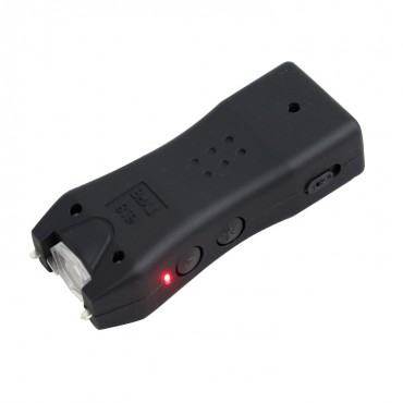 800 KV Flashlight LED Black Stun Gun Safety Switch