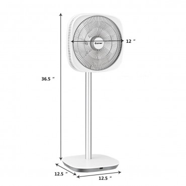 Energy Saving 3D Oscillation DC Stand Fan With Remote Control