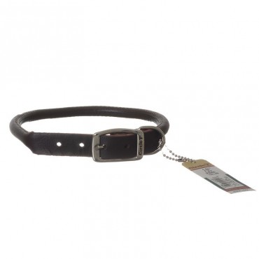 Circle T Latigo Leather Round Collar - 18 Long x 3 4 Wide