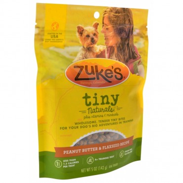 Zukes Tiny Naturals - Peanut Butter and Flaxseed Recipe - 5 oz