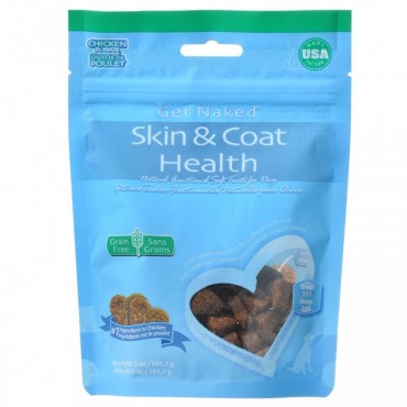 Get Naked Skin and Coat Health Soft Dog Treats - Chicken Flavor - 5 oz