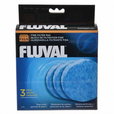 Flu val Fine F X 5/6 Filter Pad - 6.5 in. Diameter - 3 Pack - 4 Pieces