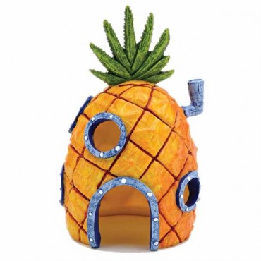 Sponge bob Pineapple Home Aquarium Ornament - 6.5 in. Tall