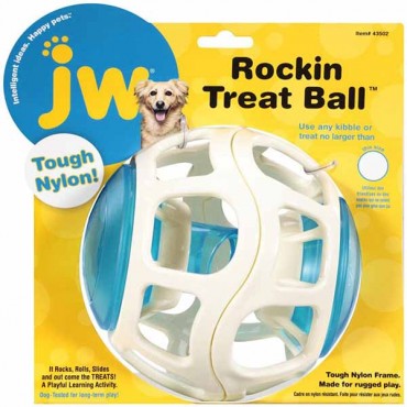 JW Pet Rock-in Treat Ball - 6 in. Diameter