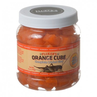 Flukers Orange Cube Complete Cricket Diet - 6 oz - 2 Pieces