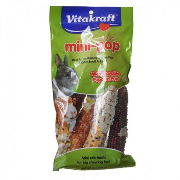 VitaKraft Mini-Pop Small Animal Popcorn Treat - 6 oz. - 2 Pieces