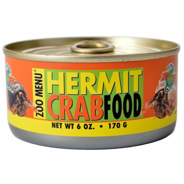 Zoo Med Hermit Crab Food - Canned - 6 oz - 5 Pieces
