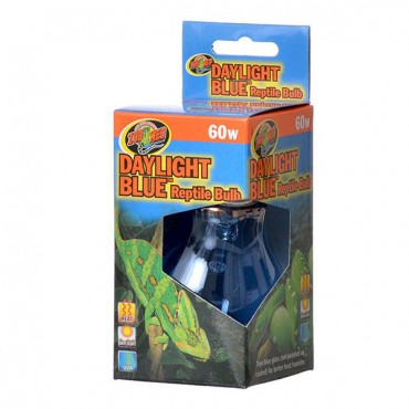 Zoo Med Daylight Blue Reptile Bulb - 60 Watts - 2 Pieces