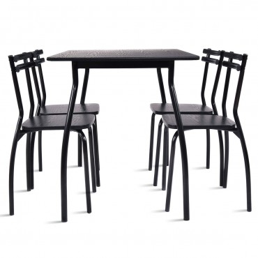 5 Pcs Dining Table And Chair Set