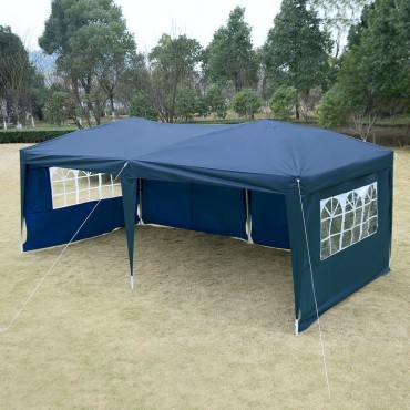10 Ft. x 20 Ft. Total Iron Folding Wedding Tent With Cloth