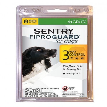 Sentry FiproGuard for Dogs - Dogs 23-44 lbs 6 Doses