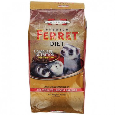 Marshall Premium Ferret Diet Bag - 7 lbs
