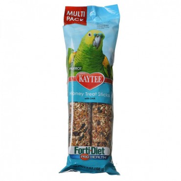 Kaytee Forti-Diet Pro Health Honey Treat - Parrot - 7 oz - 2 Pack - 2 Pieces