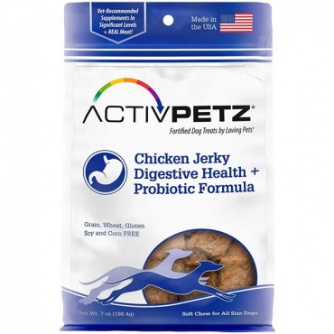ActivPetz Chicken Jerky Digestive Health Probiotic Formula - 7 oz