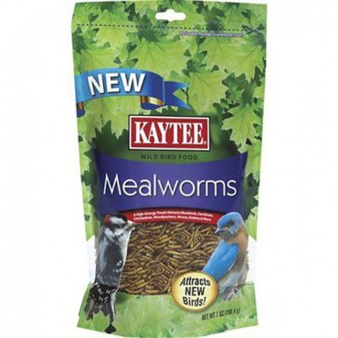 Kaytee Mealworms Bird Food - 7 oz