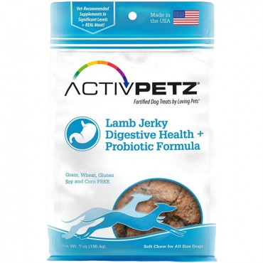 ActivPetz Lamb Jerky Digestive Health Probiotic Formula - 7 oz