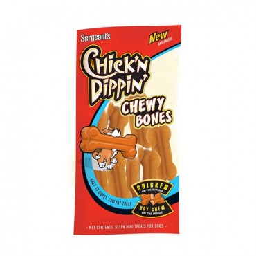 Sergeants Chick'N Dippin' Chewy Bones - 7 Pack - 3 Pieces